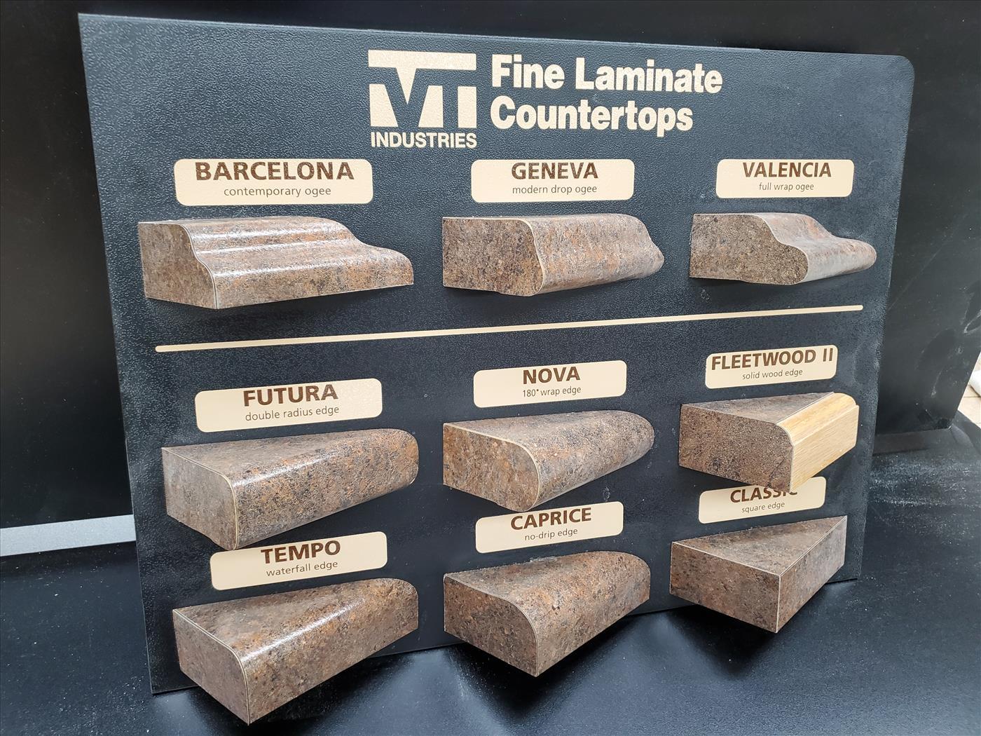 laminate countertop edge choices